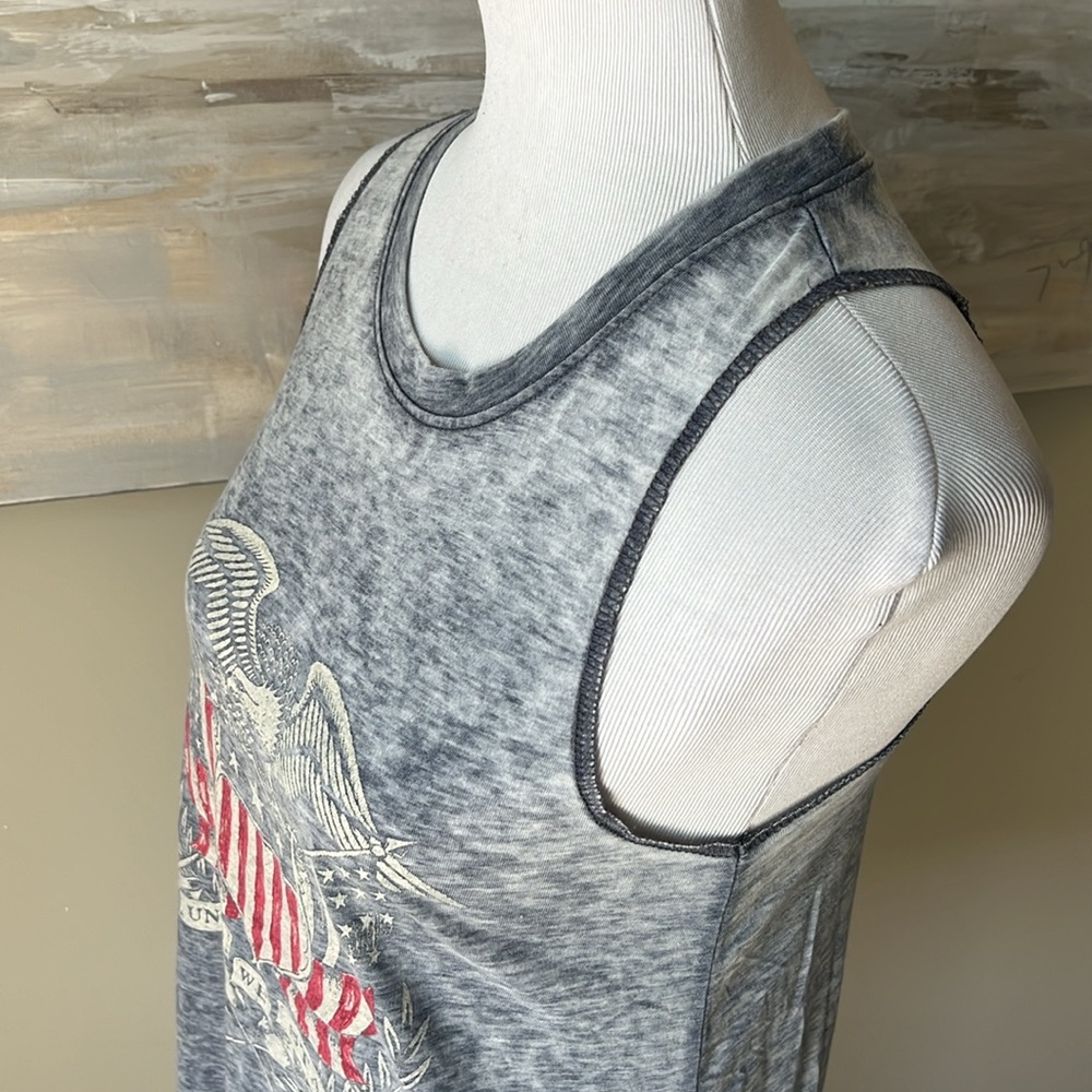 PJ Salvage “United We Stand” distressed tank top - Picture 5 of 9